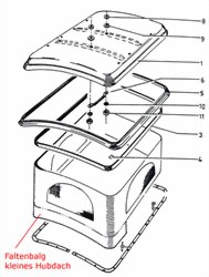 Faltenbalg T2 231070762B G
