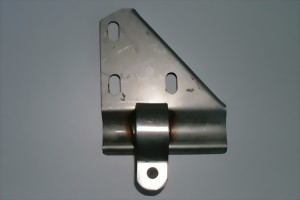 Halterung f�r Abgasrohr vorne Edelstahl