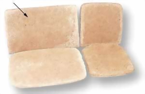 Lehnpolster f�r Beifahrersitzbank T2 211881776A