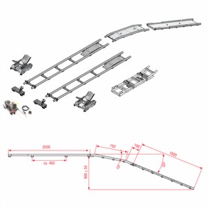 Motorradverladehilfe für Pick Up Duo Motorradverladehilfe für Pick Up Duo
